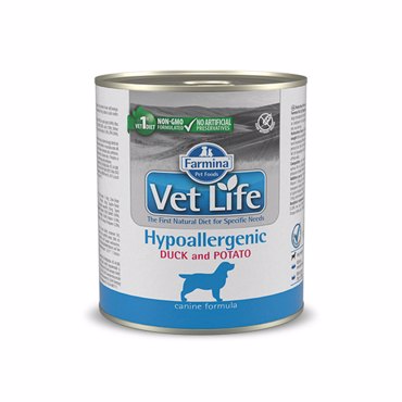 Farmina Vet Life Hypoallergenic Υγρή Τροφή Σκύλου με Πάπια και Πατάτες σε Κονσέρβα 300gr